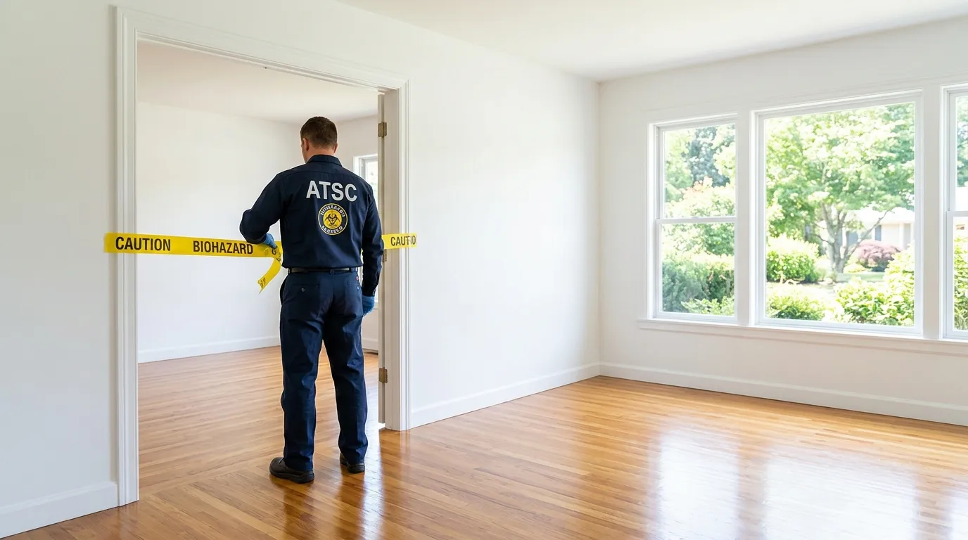 Certified biohazard cleanup crew performing Crime Scene Cleanup in Lake Worth Corridor