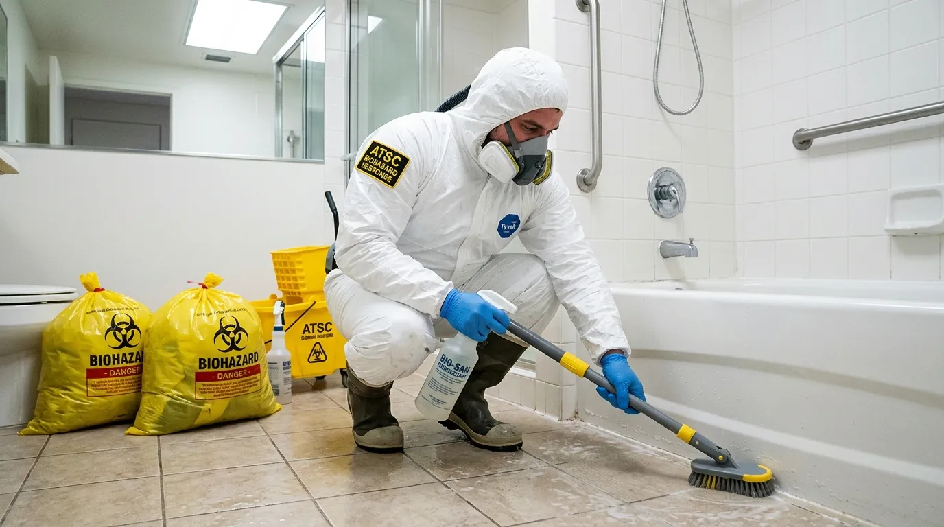 Decontamination equipment deployed for Blood Cleanup in Lake Worth Corridor